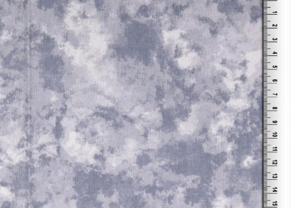 Baumwolle Batikmuster in Grau